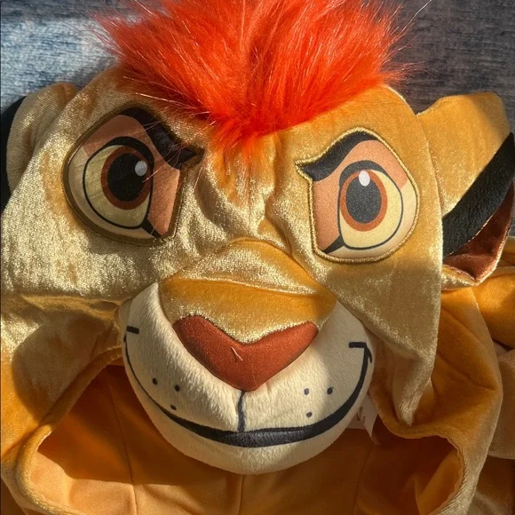 Disney Lion Guard Kion Kids Costume - Size Large Gold & Orange - Picture 3 of 6